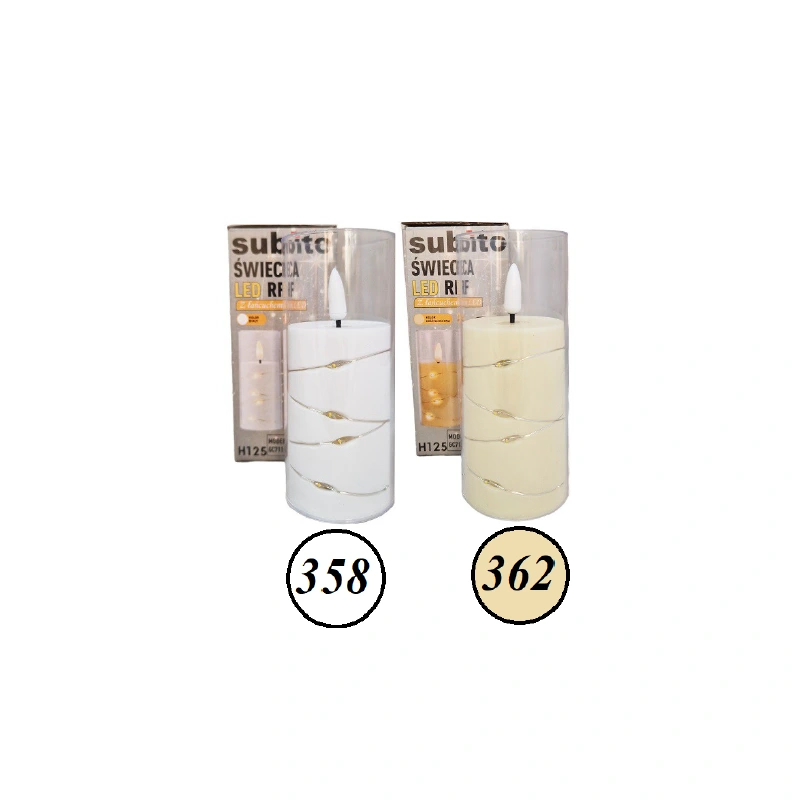 358 - Świeca z taśmą LED