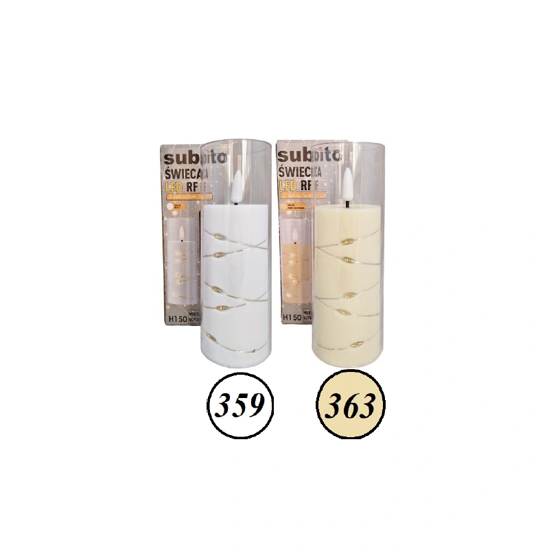 359 - Świeca z taśmą LED