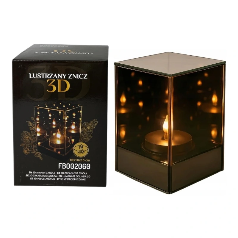 Znicz 551 Znicz lustrzany 3D Sześcian